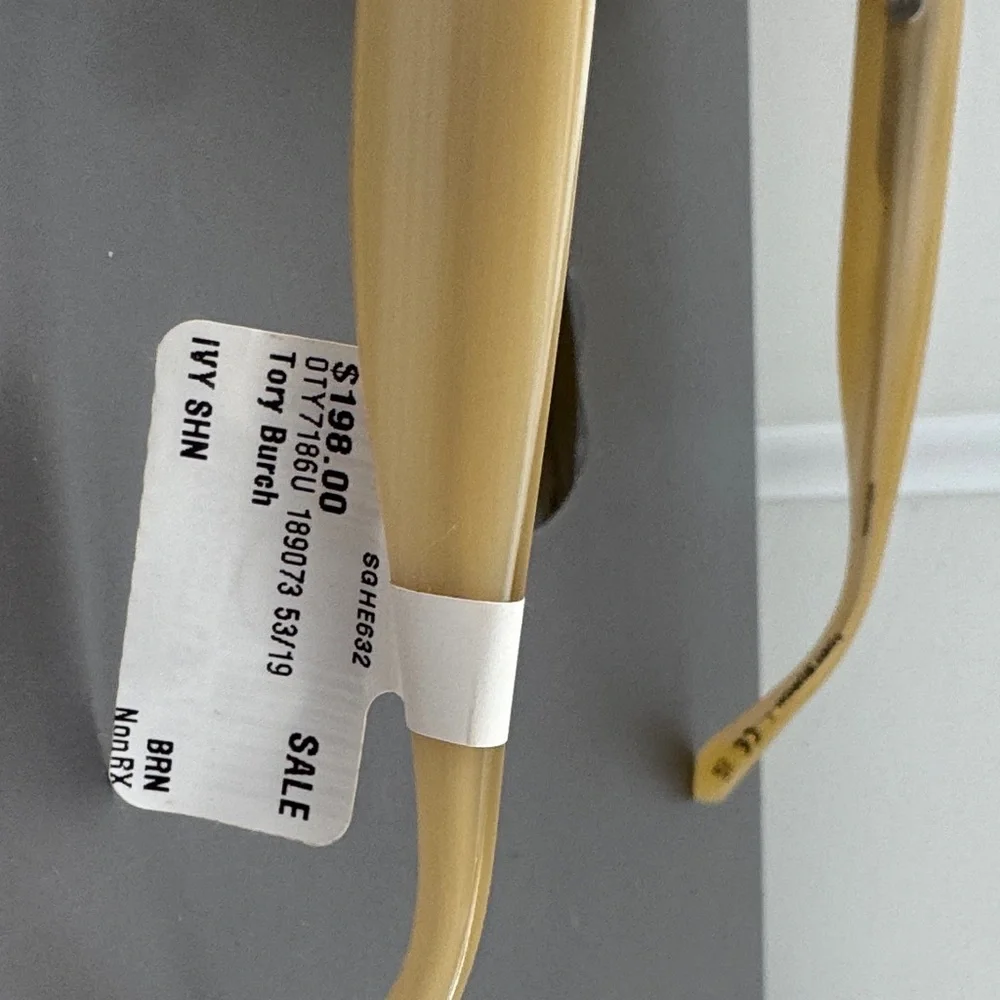 Tory Burch Cream Sunglasses - Picture 5 of 5